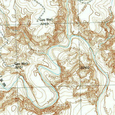 United States Geological Survey Spencer Draw, TX (1953, 24000-Scale) digital map