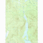 United States Geological Survey Spencer Lake, ME (1989, 24000-Scale) digital map
