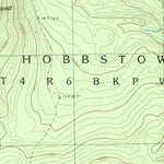 United States Geological Survey Spencer Lake, ME (1989, 24000-Scale) digital map