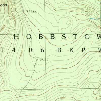 United States Geological Survey Spencer Lake, ME (1989, 24000-Scale) digital map