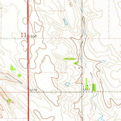 United States Geological Survey Spencer North, NE-SD (1964, 24000-Scale) digital map