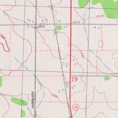United States Geological Survey Spencer North, WI (1981, 24000-Scale) digital map