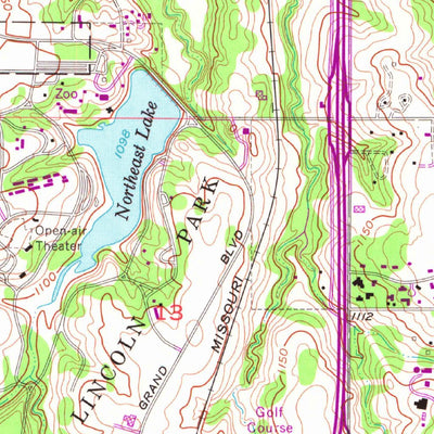 United States Geological Survey Spencer, OK (1956, 24000-Scale) digital map