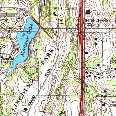 United States Geological Survey Spencer, OK (1995, 24000-Scale) digital map