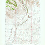 United States Geological Survey Spencer South, ID (1972, 24000-Scale) digital map
