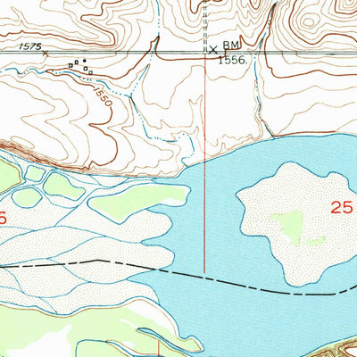 United States Geological Survey Spencer South, NE (1952, 24000-Scale) digital map