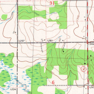 United States Geological Survey Spencer South, WI (1979, 24000-Scale) digital map