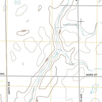 United States Geological Survey Spencer SW, SD (2012, 24000-Scale) digital map