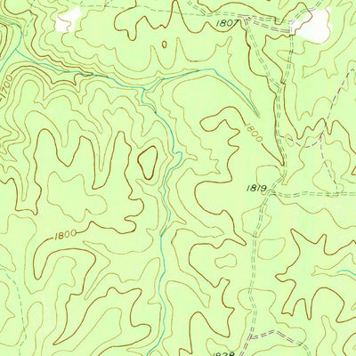 United States Geological Survey Spencer, TN (1954, 24000-Scale) digital map