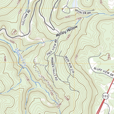 United States Geological Survey Spencer, TN (2022, 24000-Scale) digital map