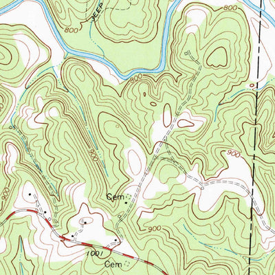 United States Geological Survey Spencer, VA-NC (1967, 24000-Scale) digital map