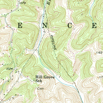 United States Geological Survey Spencer, WV (1957, 24000-Scale) digital map