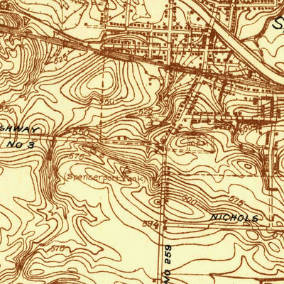 United States Geological Survey Spencerport, NY (1932, 24000-Scale) digital map