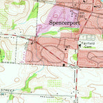 United States Geological Survey Spencerport, NY (1971, 24000-Scale) digital map