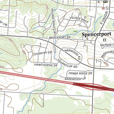 United States Geological Survey Spencerport, NY (2023, 24000-Scale) digital map