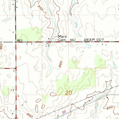 United States Geological Survey Spencerville, OH (1960, 24000-Scale) digital map