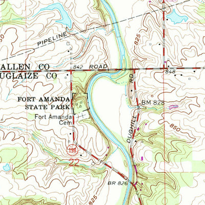 United States Geological Survey Spencerville, OH (1960, 24000-Scale) digital map