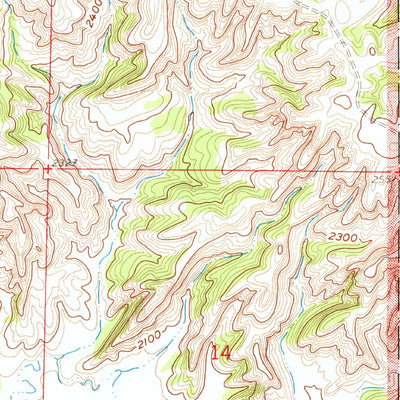 United States Geological Survey Sperati Point, ND (1958, 24000-Scale) digital map