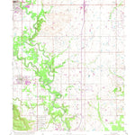 United States Geological Survey Sperry, OK (1955, 24000-Scale) digital map