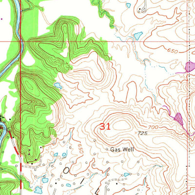 United States Geological Survey Sperry, OK (1955, 24000-Scale) digital map