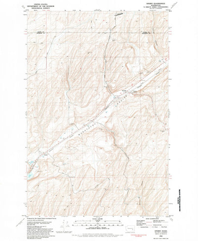 United States Geological Survey Sperry, WA (1981, 24000-Scale) digital map