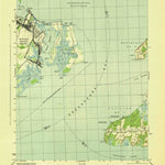 United States Geological Survey Spesutie, MD (1944, 31680-Scale) digital map
