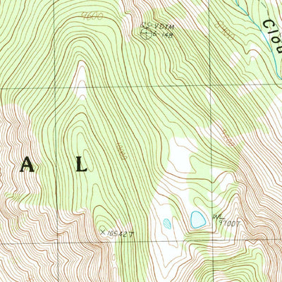 United States Geological Survey Sphinx Lakes, CA (1988, 24000-Scale) digital map