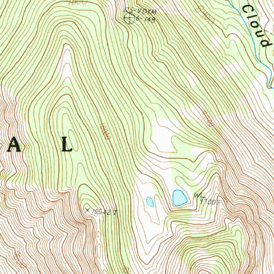 United States Geological Survey Sphinx Lakes, CA (1993, 24000-Scale) digital map