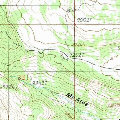 United States Geological Survey Sphinx Mountain, MT (1988, 24000-Scale) digital map