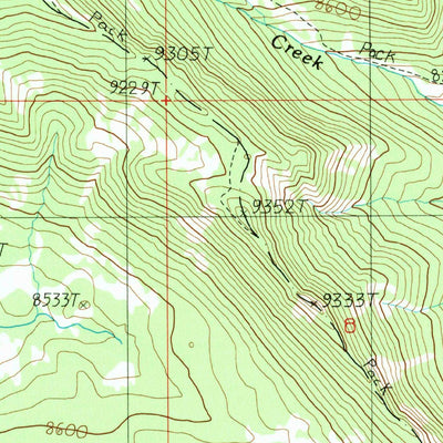 United States Geological Survey Sphinx Mountain, MT (1988, 24000-Scale) digital map