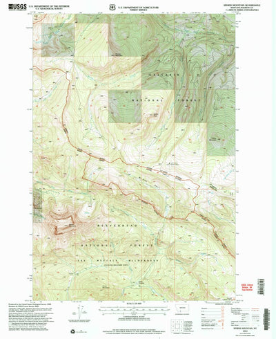 United States Geological Survey Sphinx Mountain, MT (2005, 24000-Scale) digital map