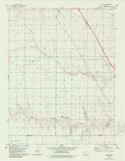 United States Geological Survey Spica, KS (1979, 24000-Scale) digital map
