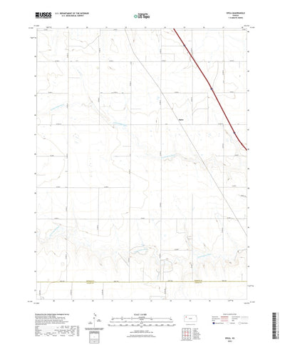 United States Geological Survey Spica, KS (2022, 24000-Scale) digital map