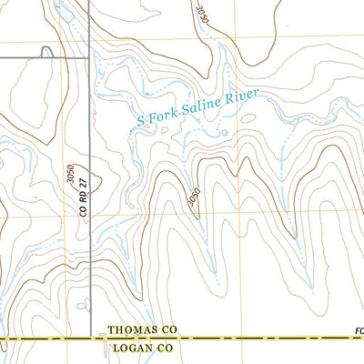 United States Geological Survey Spica, KS (2022, 24000-Scale) digital map
