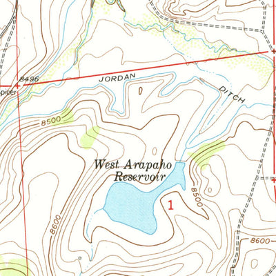 United States Geological Survey Spicer Peak, CO (1956, 24000-Scale) digital map