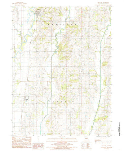 United States Geological Survey Spickard, MO (1984, 24000-Scale) digital map