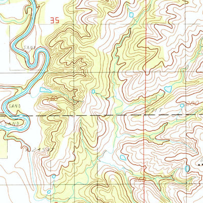 United States Geological Survey Spickard, MO (1984, 24000-Scale) digital map