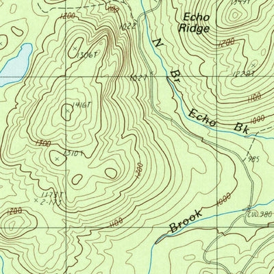 United States Geological Survey Spider Lake, ME (1989, 24000-Scale) digital map