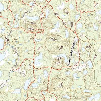United States Geological Survey Spider Lake, MN (2022, 24000-Scale) digital map