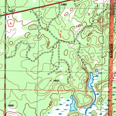 United States Geological Survey Spider Lake, WI (2005, 24000-Scale) digital map