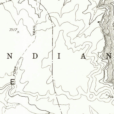 United States Geological Survey Spider Rock, AZ (1955, 24000-Scale) digital map