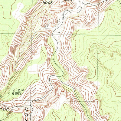 United States Geological Survey Spider Rock, AZ (1983, 24000-Scale) digital map