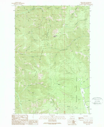 United States Geological Survey Spink Point, MT (1989, 24000-Scale) digital map