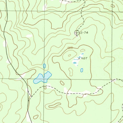 United States Geological Survey Spinney Brook, ME (1986, 24000-Scale) digital map