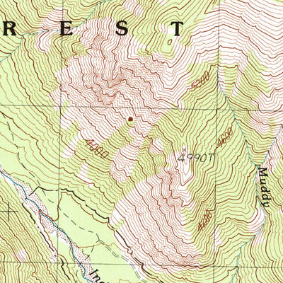 United States Geological Survey Spiral Butte, WA (1988, 24000-Scale) digital map