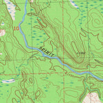 United States Geological Survey Spirit Falls, WI (1978, 24000-Scale) digital map