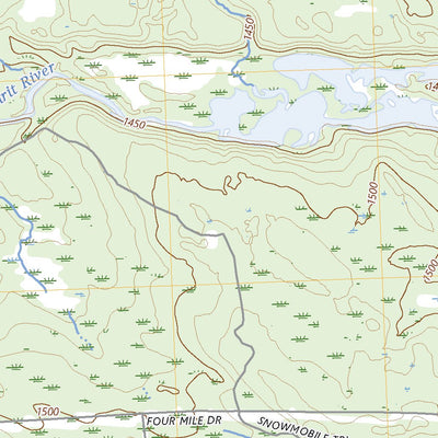 United States Geological Survey Spirit Falls, WI (2023, 24000-Scale) digital map