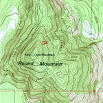 United States Geological Survey Spirit Lake East, ID (1996, 24000-Scale) digital map
