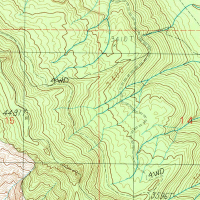 United States Geological Survey Spirit Lake East, WA (1984, 24000-Scale) digital map