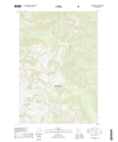 United States Geological Survey Spirit Lake East, WA (2020, 24000-Scale) digital map